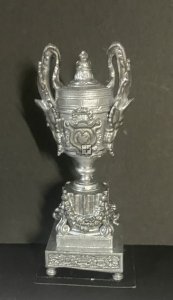 APR060 Urn Pendule 60mm Painted in Silver Sample