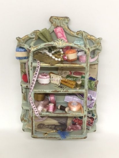 001 Sewing Notion Wall Rack Display One Off - Click Image to Close