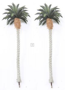 DCAPMT Palm Trees Tropical 7 3/4" Tall Each