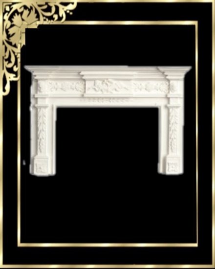 DAZT1005 Fireplace Federal Mantle - Click Image to Close
