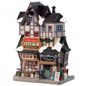 95523 Lemax Willow Square Gift Merchant New for 2019