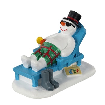 12039 Relaxing Snowman - Click Image to Close