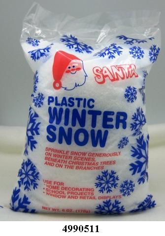C90511 SNOW Plastic Winter Snow - Click Image to Close