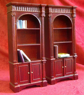 D51022 Dollhouse Arch Top Mini Bookshelf - Click Image to Close