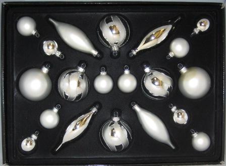 C67602 Christmas Decoration Glass Balls Value Pack - Click Image to Close
