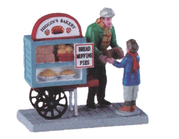 92749 Lemax Delivery Bread Cart 2019 - Click Image to Close