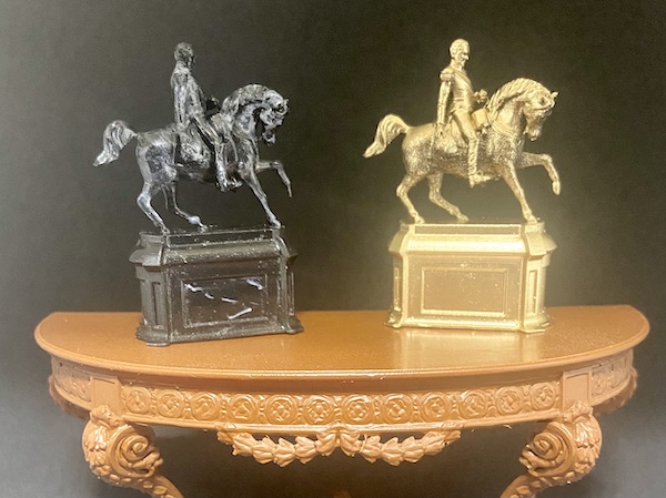 APR112 Statue Leopold on Horse with Base - Click Image to Close