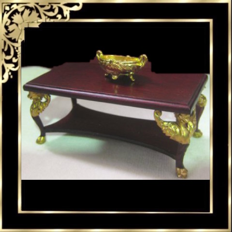 D0107 Rectangular Table Ornate - Click Image to Close