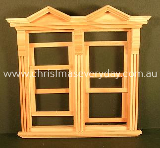 D9607 Dollshouse Victorian Double, Double Hung Window 12th scale - Click Image to Close