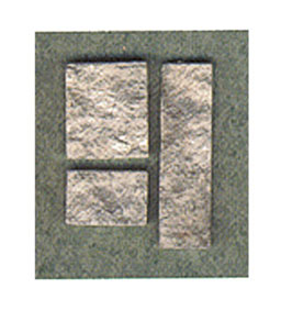 DAAM0725 Stone Cut Veneer Gray 72 square