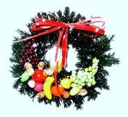 DCH7 Christmas Della Robia Wreath