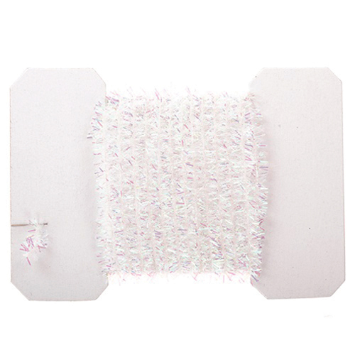DCLD105 GARLAND TINSEL Pearl White - Click Image to Close