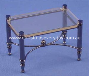 DF8045 Coffee Table Long Black / Glass - Click Image to Close