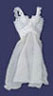 DFCA1612 Short Night Gown White