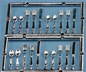 DIM65171 Cutlery Set (Flatware) Silver - Click Image to Close