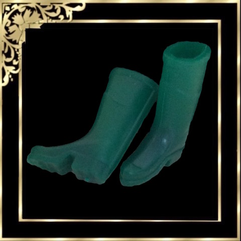 DJWT08 Doll House Gumboots, Green - Click Image to Close