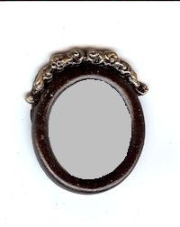 DL4204 Mirror Oval 1 5/8" x 1 1/4" - Click Image to Close