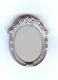 DL4221 Mirror Oval 2 5/8" x 1 3/8" - Click Image to Close