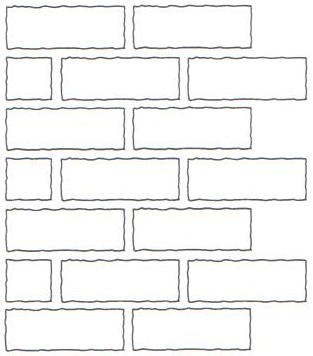 DLCST2 Stencil Old Brick - Click Image to Close