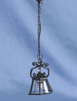 DMH1016 Ornate Hanging Iron Lamp - Click Image to Close