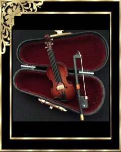 DVMM101 Violin In Case With Bow 2 1/2"