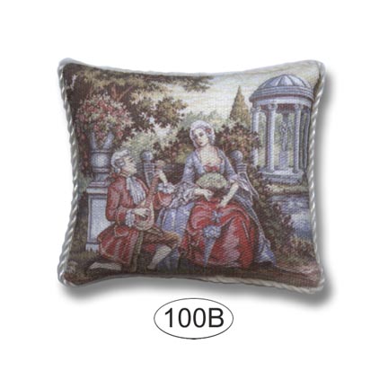 DPIL100B Pillow French renaissance Serenading Couple - Click Image to Close