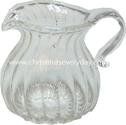 DHB462 Pitcher Glass Ribbed - Click Image to Close