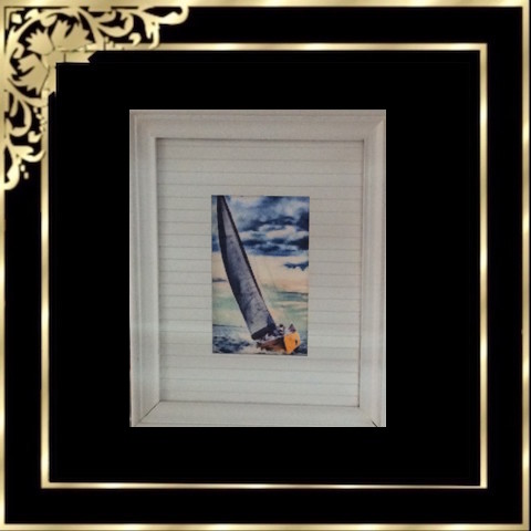 LC041 Laser Cut Picture Frame Hamptons - Click Image to Close