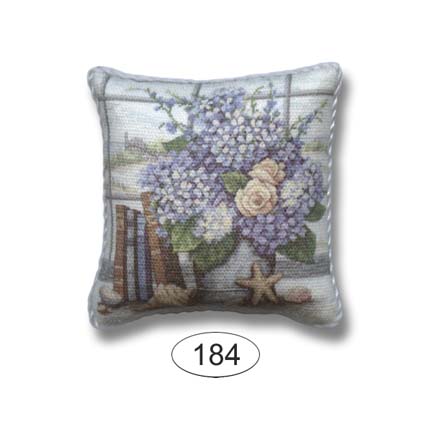 DPIL184 Pillow Hydrangea Windowsill - Click Image to Close